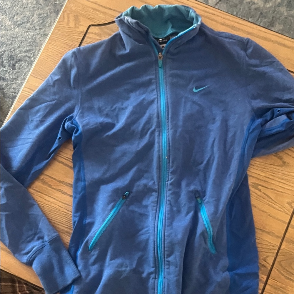 Nike Women's Vibrant Blue Full-Zip Jacket